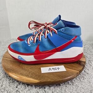 Nike Men 9 KD 13 University Blue Athletic Performance Basketball Shoe DC0009-400